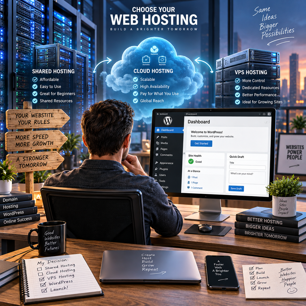 Jak vybrat hosting pro váš web: praktický průvodce